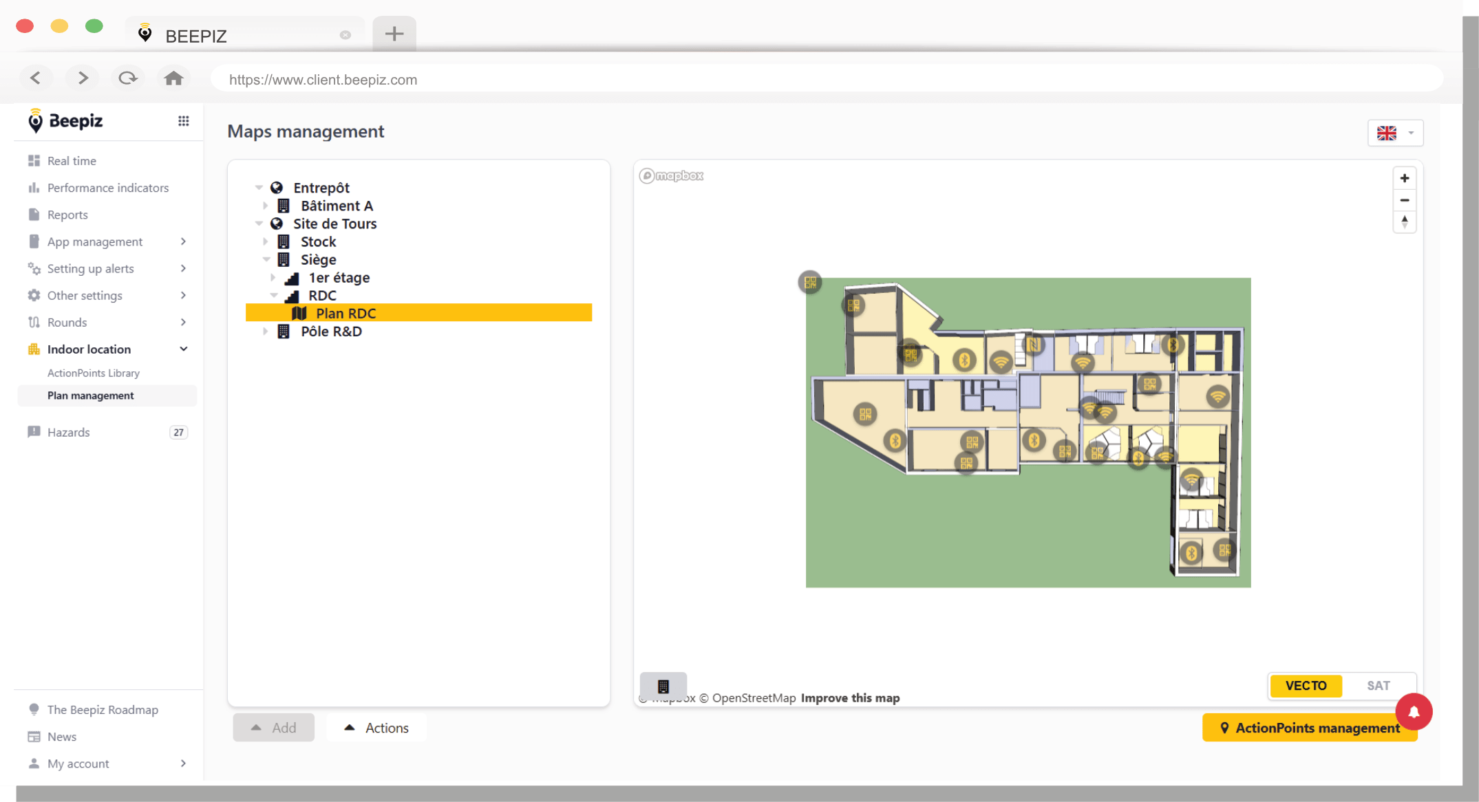 Indoor-location-management-Beepiz