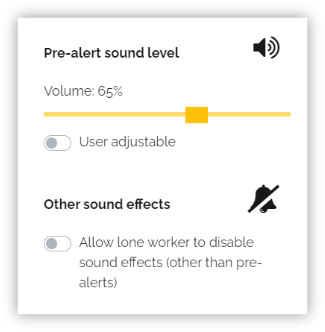 Autorisation effets sonores